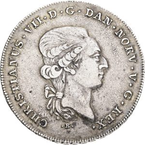 Christian VII, Speciedaler 1804, Altona, H 39A, FP SH9.15, 1+