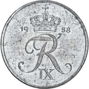 1 øre 1956, H 14B, Sieg 6.2, kv. 0-01/01