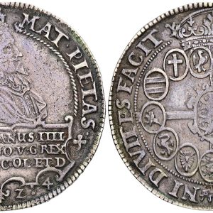 Christian IV, speciedaler 1624, København, H 55A, Sieg 107.1, kv. 1+, fin patina. Ex. Künker 24/997 (Osnabrück 1993)